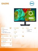 Monitor E2424HS 23.8 cala VA LED Full HD (1920x1080)/16:9/VGA/HDMI/DP/Speakers/3Y AES