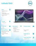 Notebook Latitude 7640 Win11Pro i5-1345U/16GB/512GB SSD/16.0 FHD/Intel Iris Xe/ThBlt & FgrPr & SmtCd/FHD/IR Cam/Mic/WLAN + BT/Ba