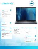 Notebook Latitude 7340 Win11Pro i5-1335U/16GB/256GB SSD/13.3 FHD/Intel Iris Xe/ThBlt & FgrPr & SmtCd/FHD/IR Cam/Mic/WLAN + BT/Ba