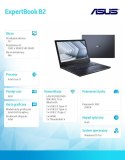 Notebook ExpertBook B2 B2402CBA-EB0474X i3-1215U/8GB/256GB/14"/Windows 11 Pro ; 36 miesięcy ON-SITE NBD