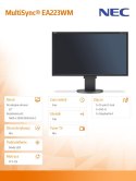 Monitor 22 MS EA223WM bk W-LED TFT,DVI