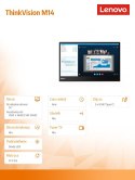 Monitor 14 ThinkVision M14 WLED LCD 61DDUAT6EU