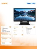 Monitor 242B9T 23.8 Touch IPS Touch DVI HDMI DP