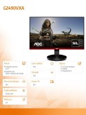 Monitor G2490VXA 23.8 cala VA 144Hz HDMI DP Głośniki