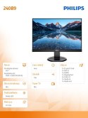 Monitor 240B9 24.1 cala IPS 16:10 DVI HDMI DP Pivot