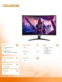 Monitor C32G2AE 31.5 cala VA Curved 165Hz HDMIx2 DP