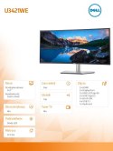 Monitor U3421WE 34 cali IPS LE 21:9 WQHD(3440x1440)/3Y