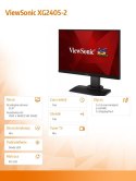 XG2405-2 (gaming monitor, 24 cale, 144Hz, IPS, 1ms, FullHD)