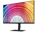 Samsung Monitor 27 cali LS27A600NWUXEN IPS 2560 x 1440 WQHD 16:9 1xHDMI 1xDP 5ms HAS+PIVOT płaski 3 lata on-site