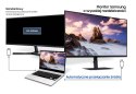 Samsung Monitor 27 cali LS27A600NWUXEN IPS 2560 x 1440 WQHD 16:9 1xHDMI 1xDP 5ms HAS+PIVOT płaski 3 lata on-site