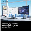 Samsung Monitor 27 cali LS27A600NWUXEN IPS 2560 x 1440 WQHD 16:9 1xHDMI 1xDP 5ms HAS+PIVOT płaski 3 lata on-site