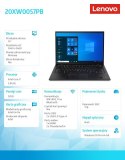 Ultrabook ThinkPad X1 Carbon 9 20XW0057PB W10Pro i7-1165G7/32GB/1TB/INT/LTE/14.0 WQUXGA/Black/3YRS Premier Support