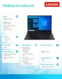 Ultrabook ThinkPad X1 Carbon 9 20XW006HPB W10Pro i7-1165G7/32GB/1TB/INT/LTE/14.0 WQUXGA/Black/3YRS Premier Support