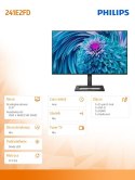 Monitor 23.8 cali 241E2FD IPS DVI HDMI