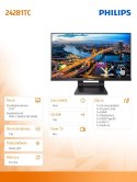 Monitor 23.8 cali 242B1TC IPS Touch HDMI DP