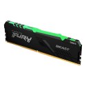 KINGSTON 16GB 2666MHz DDR4 CL16 DIMM (Kit of 2) FURY Beast RGB KF426C16BBAK2/16