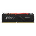 KINGSTON 16GB 3200MHz DDR4 CL16 DIMM 1Gx8 FURY Beast RGB KF432C16BB1A/16