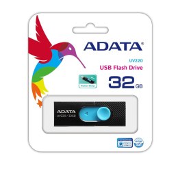 Pendrive ADATA UV220 AUV220-32G-RBKBL (32GB; USB 2.0; kolor czarny)