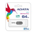 Pendrive ADATA UV220 AUV220-64G-RWHGY (64GB; USB 2.0; kolor biały)