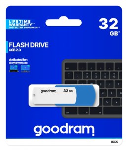 Pendrive GoodRam Colour UCO2-0320MXR11 (32GB; USB 2.0; kolor niebieski)