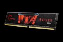 Zestaw pamięci G.SKILL Aegis F4-2666C19D-16GIS (DDR4 DIMM; 2 x 8 GB; 2666 MHz; CL19)