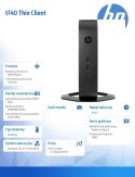 Komputer t740 Thin Client Bundle/W10 IoT Enterprise/128GB/8GB TC 12H49EA