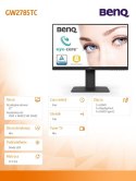 Monitor 27 cali GW2785TC LED 5ms/1000:1/IPS/GL/HDMI