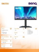 Monitor 27 cali SW272U 4K LED 5ms/QHD/IPS/HDMI