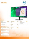 Monitor E2722HS 27 cali LED IPS FHD/VGA/HDMI/DP/Głośniki