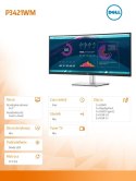 Monitor P3421W 34 cale IPS Curved WQHD (3440x1440)/21:9/HDMI/DP/USB-C/USB/3Y