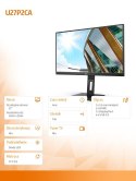 Monitor U27P2CA 27 IPS 4K HDMIx2 DP USB-C Pivot