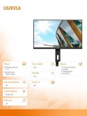 Monitor U32P2CA 31.5 cali VA 4K HDMIx2 DP USB-C Pivot