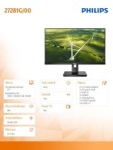 Monitor 272B1G 27 IPS DVI HDMI DP Pivot