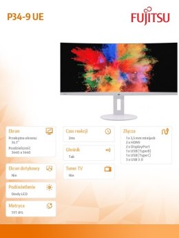 Monitor 34,1 cali P34-9 UE S26361-K1695-V140