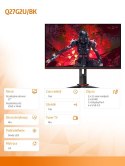 Monitor Q27G2U/BK 27 cali VA 144Hz HDMIx2 DP HAS