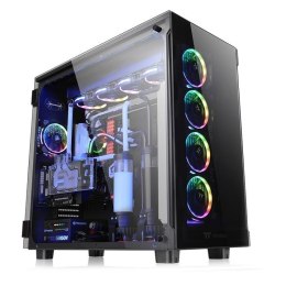 Obudowa View 91 RGB Riing Tempered Glass XL-ATX Super Tower - Czarna