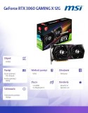 Karta graficzna GeForce RTX 3060 GAMING X 12GB GDDR6 192bit 3DP/HDMI