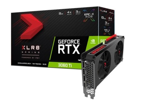 Karta graficzna GeForce RTX 3060 Ti 8GB XLR8 DUAL FAN EPIC-X