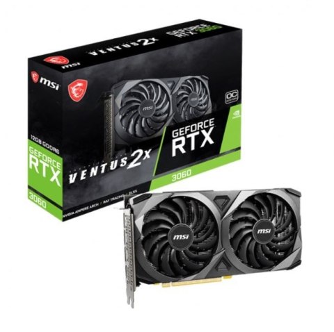 Karta graficzna GeForce RTX 3060 VENTUS 2X OC 12GB GDDR6 192bit 3DP/HDMI