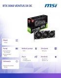 Karta graficzna GeForce RTX 3060 VENTUS 3X OC 12GB GDDR6 192bit 3DP/HDMI