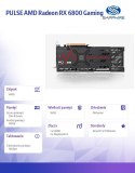 Karta graficzna Radeon RX 6800 PULSE GAMING 16GB GDDR6 256bit HDMI/3DP