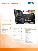 Płyta główna MAG B550 TOMAHAWK AM4 4DDR4 DP/HDMI M.2 ATX