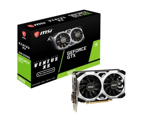 Karta graficzna GeForce GTX 1650 D6 VENTUS XS V1 4GB 128bit GDDR6 HDMI/DP/DVI