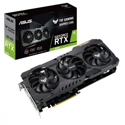 Karta graficzna GeForce RTX 3060 TUF Gaming OC V2 12GB GDDR6 192bit 3DP/HDMI