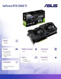 Karta graficzna GeForce RTX 3060 Ti Dual 8GB OC V2 GDDR6 256bit LHR 3DP/2HDMI