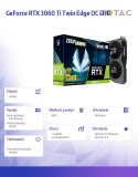 Karta graficzna GeForce RTX 3060 Ti Twin Edge OC LHR 8GB GDDR6X 256bit 3DP/HDMI