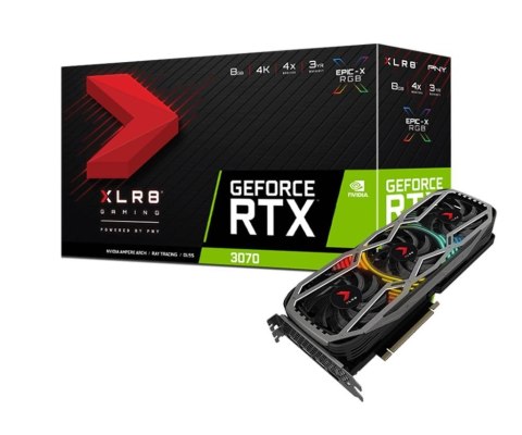 Karta graficzna GeForce RTX 3070 8GB XLR8 TRIPLE FAN LHR