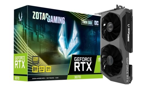 Karta graficzna GeForce RTX 3070 Twin Edge OC LHR 8GB GDDR6X 256bit 3DP/2HDMI