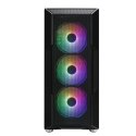 Obudowa I3 Neo ATX Mid Tower RGB 4xwentylator, czarna