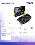 Karta graficzna GeForce RTX 3050 DUAL OC 8GB GDDR6 128bit 3DP/HDMI